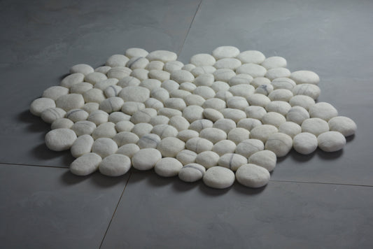 White irregular shape