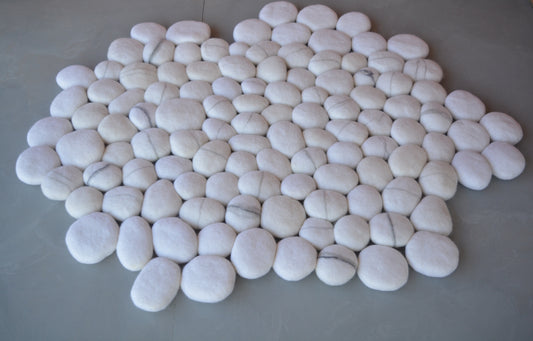 White irregular shape