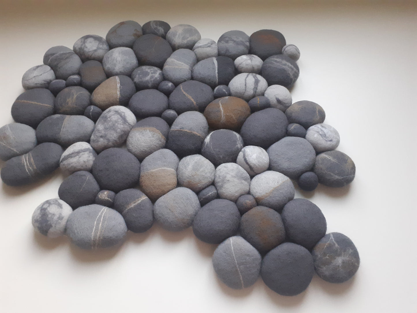 Dark grey irregular shape